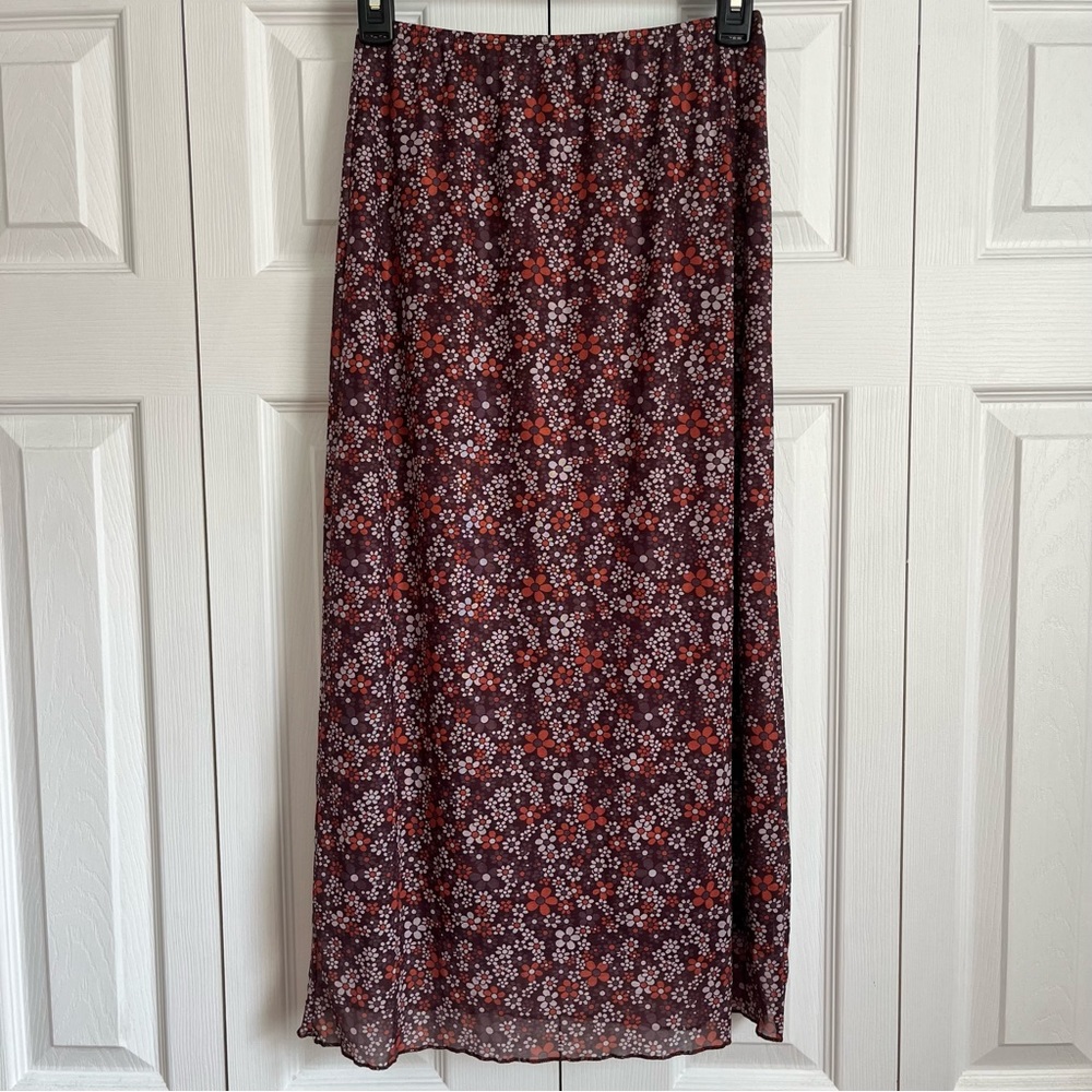 Floral Midi Skirt